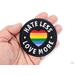 LGBTQ Pride patch with rainbow heart